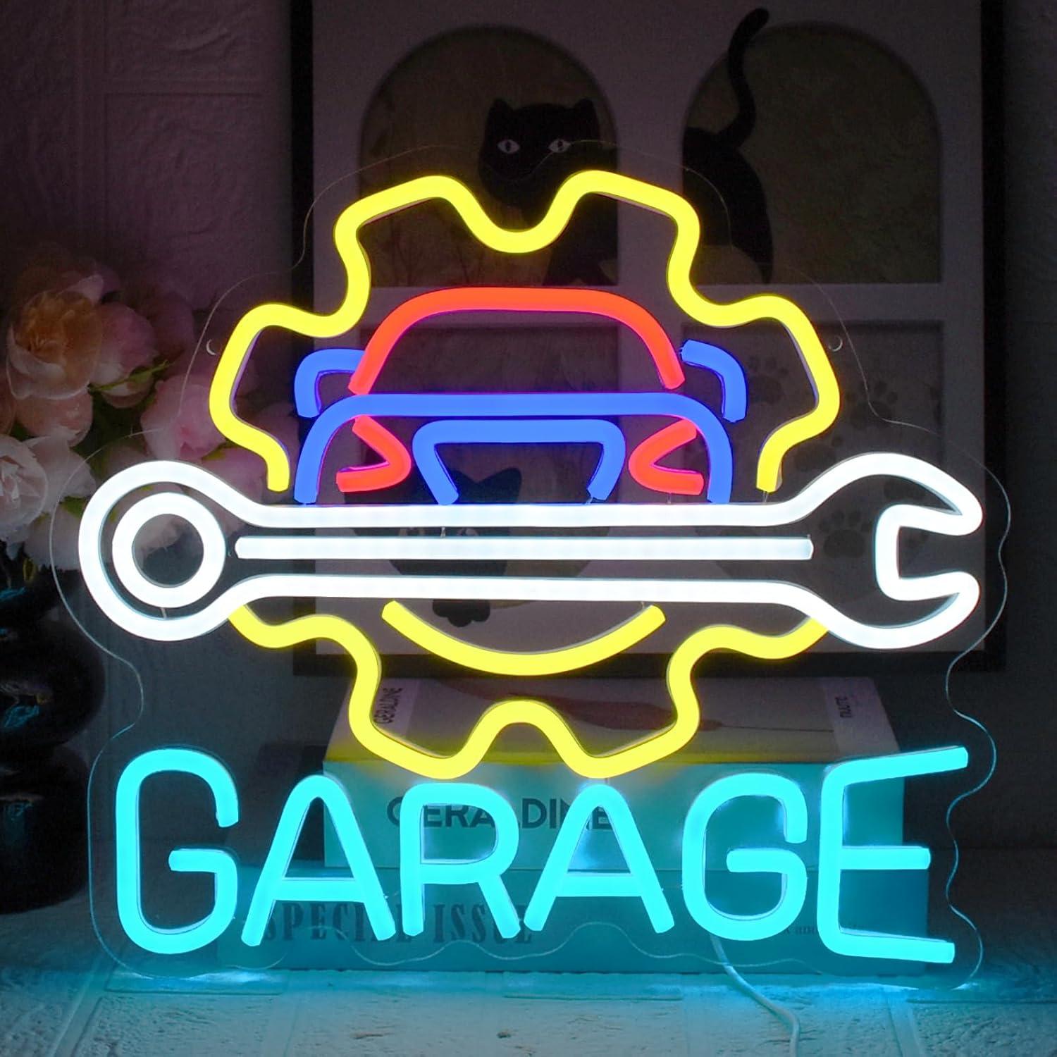 Neon Sign Party - Неоновая вывеска для гаража с USB-питанием,