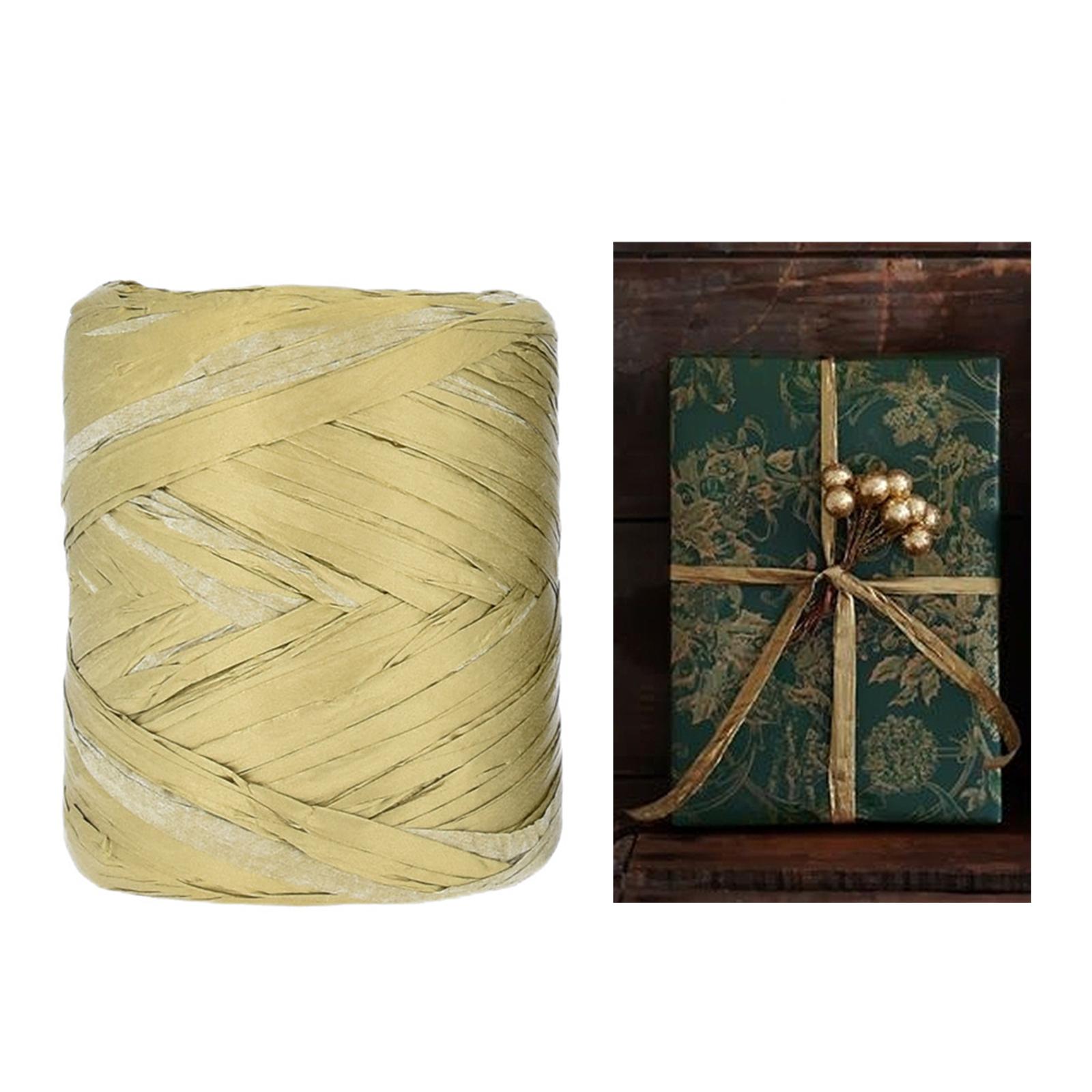 Papercraft Supply Ribbon - Бумажная упаковочная лента-веревка для рукоделия, букетов,