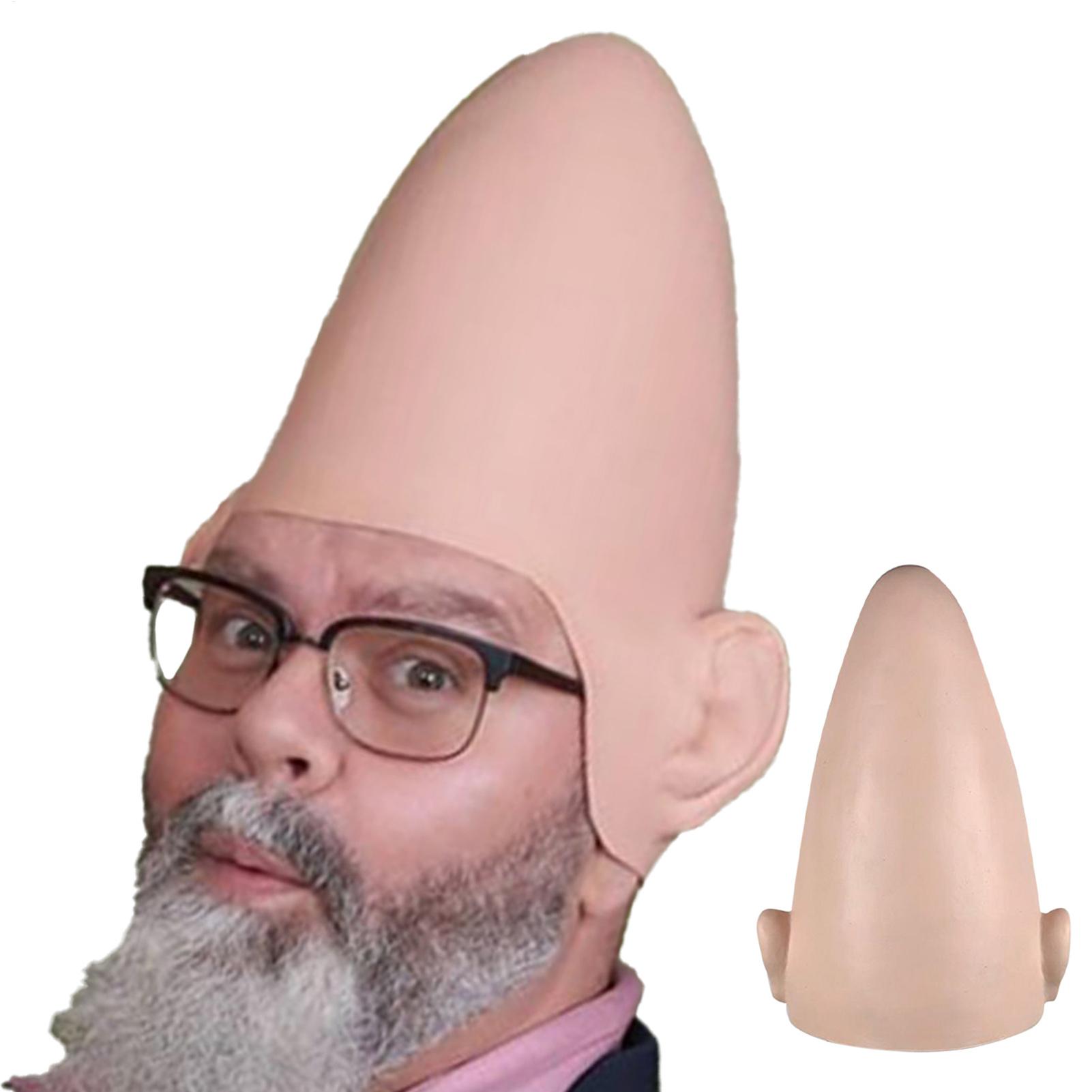 Party Hat Cone - Хэллоуинский латексный головной убор в виде