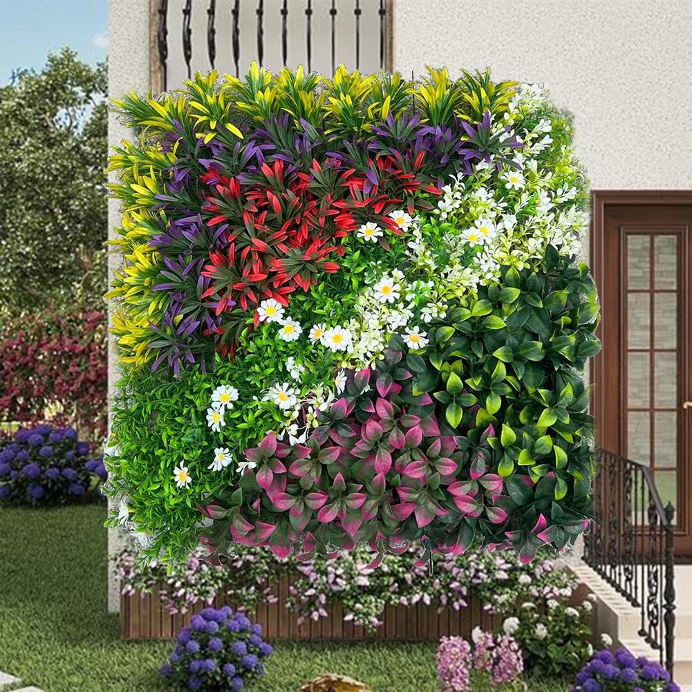 Flower Wall Panel - Искусственная зеленая настенная панель из растений